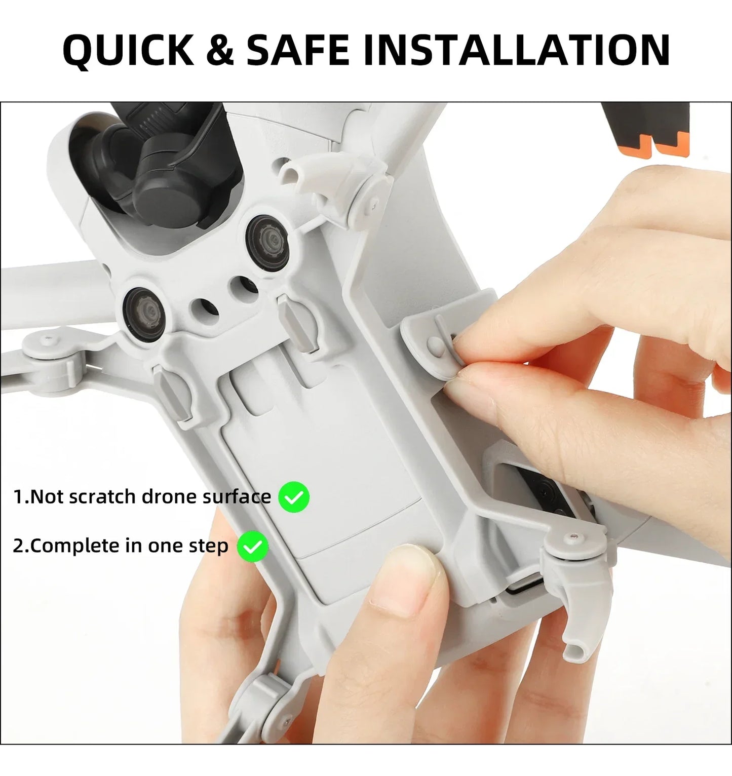 Foldable Spider Landing Gear For DJI Mini 3 Pro Drone Extension Protector Increased Height for DJI Mini 3 Pro Drone Accessories