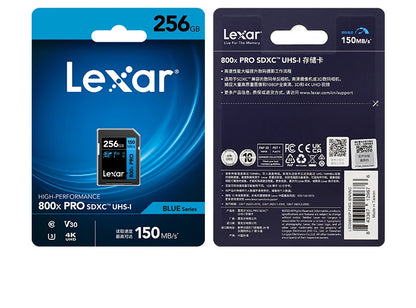 Lexar SD Card 800x Pro Read 150MB/s SDXC Flash Card 64GB 128GB 256GB V30 UHS-I SDHC 32GB Memory Card Storage Card For Camera