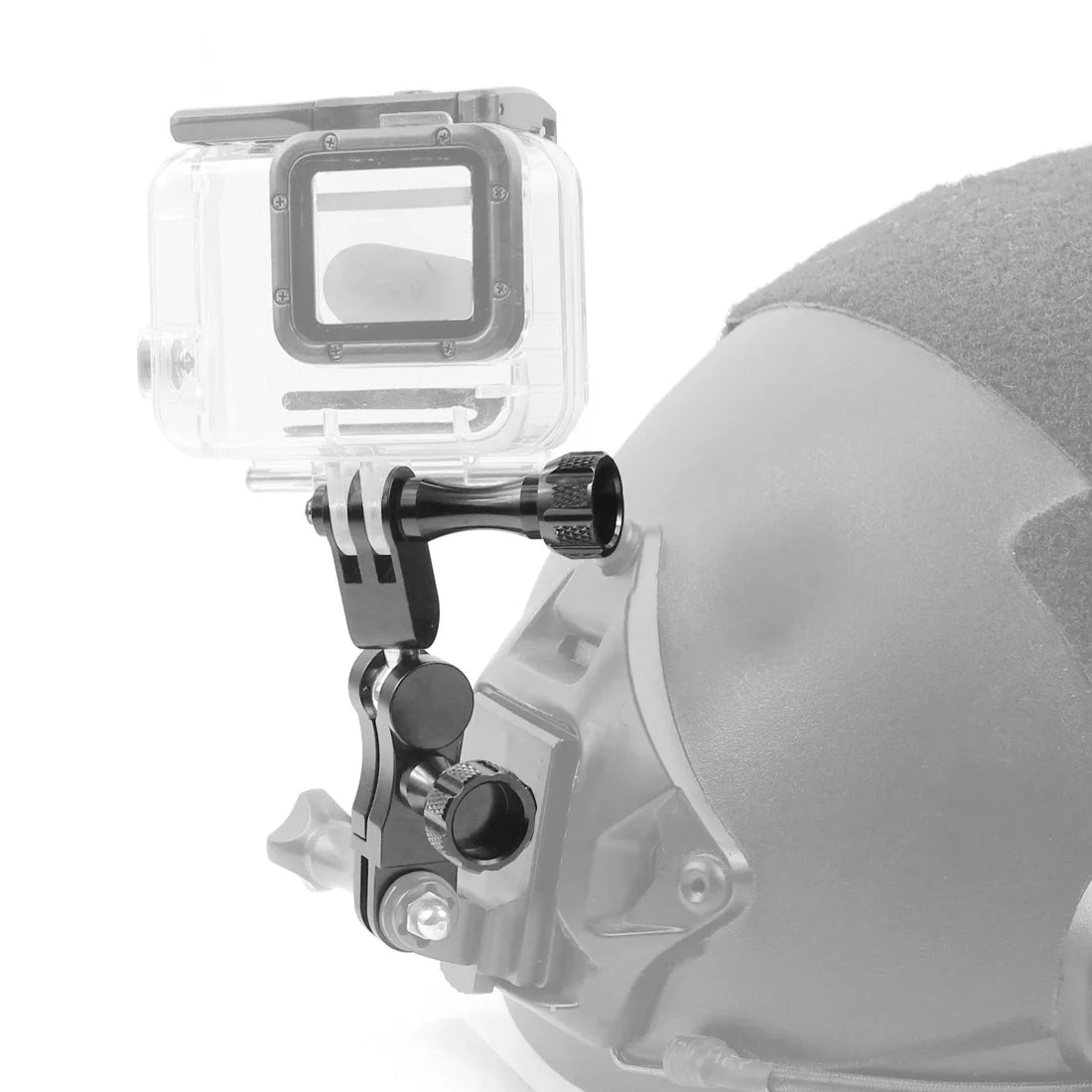 Universal Aluminum Arm Adapter Mount Bracket Connector W/ Knob 1/4'' Inch Screw for GoPro for OSMO Action YI Sports DSLR Cameras