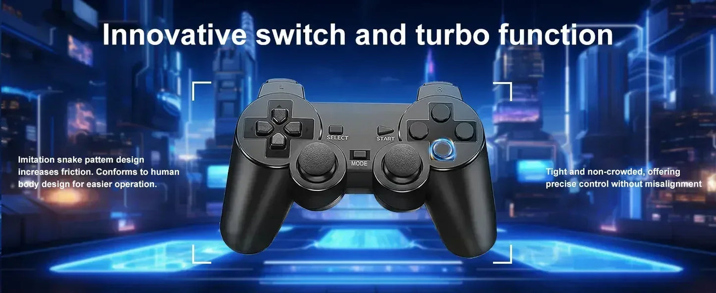 M8 4K HD Output Retro Video Game Console 2.4G Dual Wireless Controller Home TV Plug and Play Game Stick
