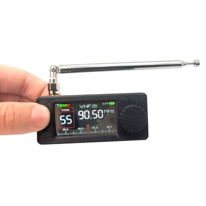 SI4732 V3 Mini Pocket 0.5-108mhz SSB AM FM HF SW MW Display All Band Receiver Radio With 2 Antenna Built-In Speaker