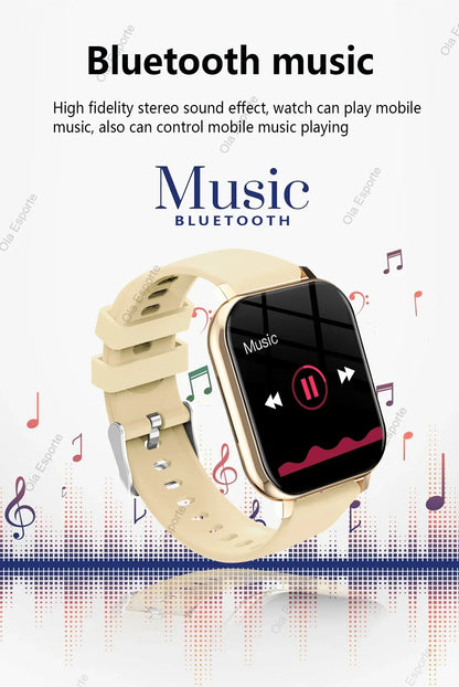 2026 New Smart Watch For Android IOS 1.83Inch Color Screen Bluetooth Call Blood Oxygen/Pressure Monitoring Smart Watch Women Men