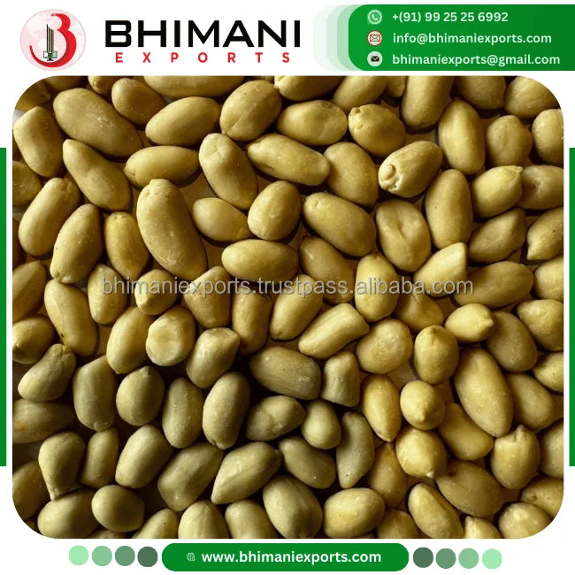 Wholesale Red Skin a Grade Dried Peanuts Bulk Raw 100% Natural India GMO Free APEDA Certified 25/30/50kg Woven Bag