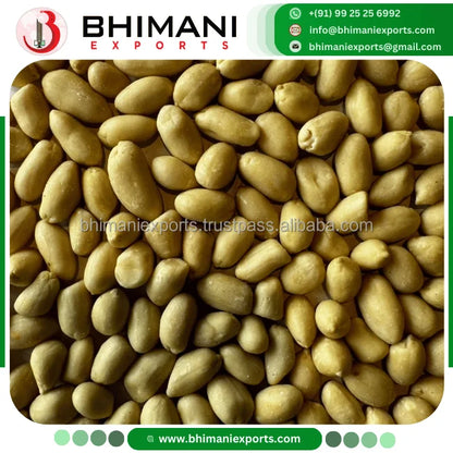Wholesale Red Skin a Grade Dried Peanuts Bulk Raw 100% Natural India GMO Free APEDA Certified 25/30/50kg Woven Bag