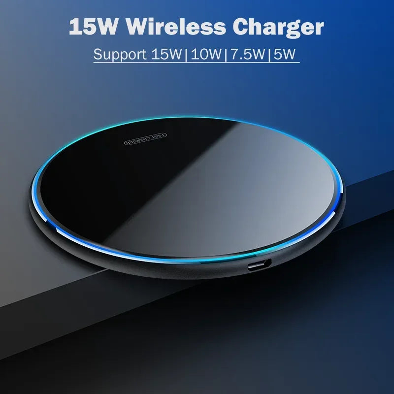 Wireless charger suitable for Motorola Edge 40 50 Pro 30 Ultra 50 Neo Moto Edge 2023 2024 15W fast charging, with USB cable