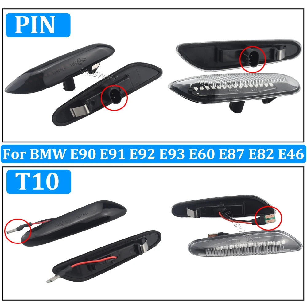 Side Marker Light LED Turn Signal For BMW 1 3 5 Series For BMW X3 X1 For BMW X3 For BMW E90 E91 E92 E93 E60 E87 E82 E61 E46