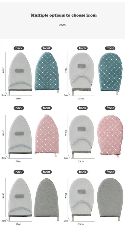 1Pc Fabric Handheld Ironing Board Ironing Board Small Home Ironing Gloves Anti Ironing Household Insulated Handheld Ironing Tray