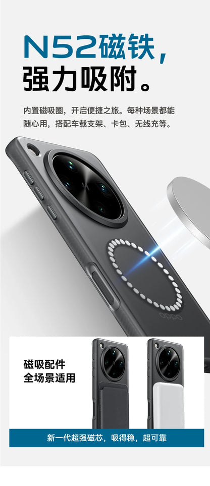 For OPPO Find X8 Ultra Pro Case Luxury Skin Feel Matte Magsafe Magnet Phone Cover For OPPO Find X 8 X8Pro Shockproof Bumper