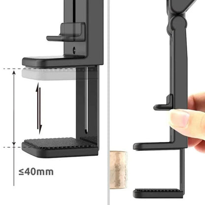 Airplane Phone Holder Portable Foldable Desktop Mobile Phone Stand Rotatable Selfie Holding Live Train Seat Clip Lazy Bracket