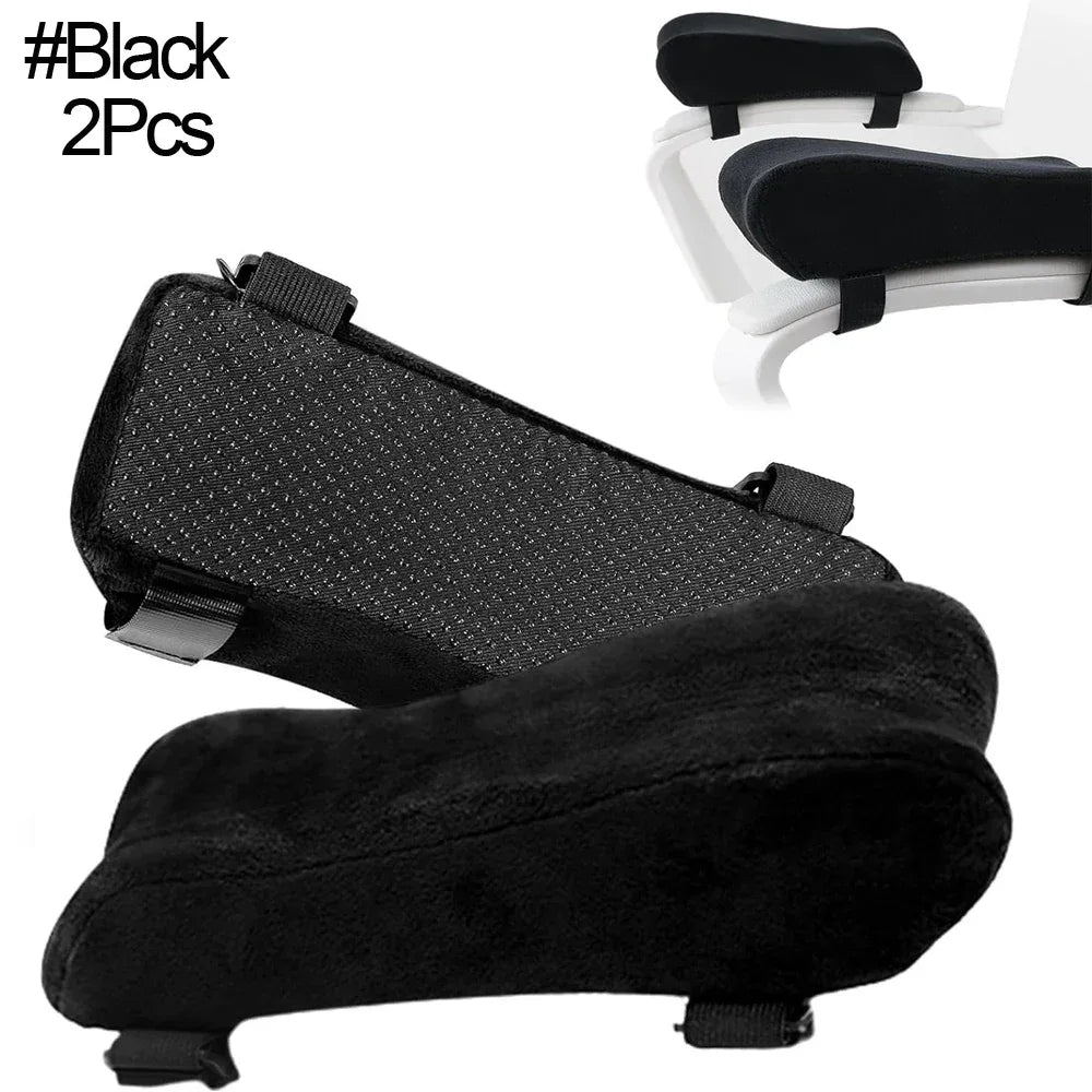 Office Chair Arm Pads with Cooling Gel,Memory Foam Armrest Pads for Gaming Chair Arm Rest Covers for Desk Chair Armrest Cushions