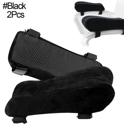 Office Chair Arm Pads with Cooling Gel,Memory Foam Armrest Pads for Gaming Chair Arm Rest Covers for Desk Chair Armrest Cushions