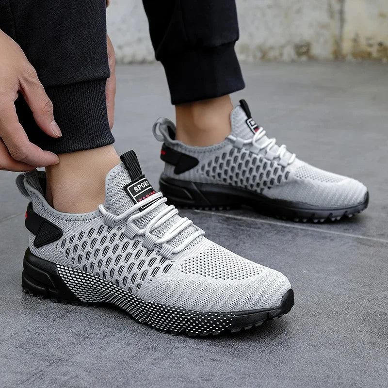 Mesh Shoes Men's Breathable 2025 Summer Mesh Thin Single Men's Full Mesh Men's Trendy Fashionable Casual Running Sports Shoes