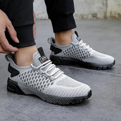 Mesh Shoes Men's Breathable 2025 Summer Mesh Thin Single Men's Full Mesh Men's Trendy Fashionable Casual Running Sports Shoes