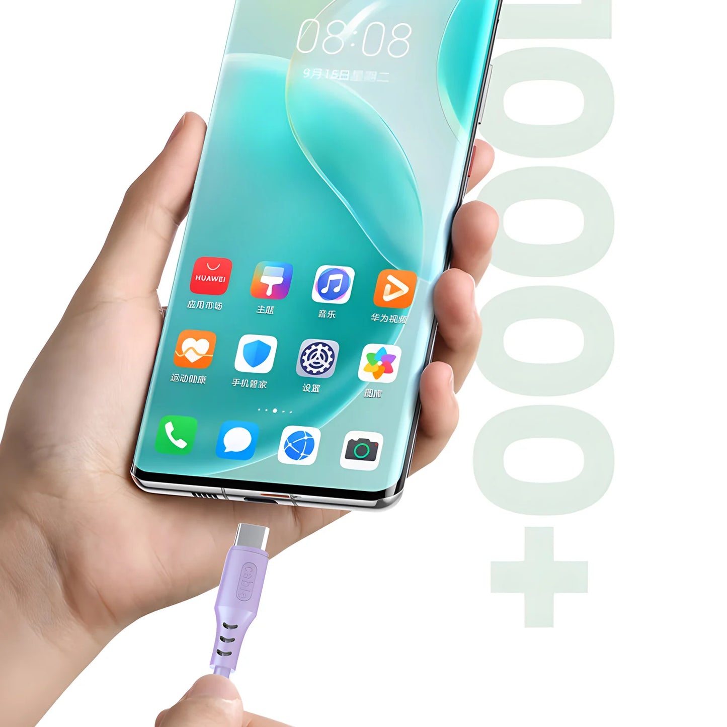 3 In 1 Fast Charging Cable For iPhone15 14 13 12 11 X Pro Max Micro USB Type-C Phone Charger USBC Data Cable