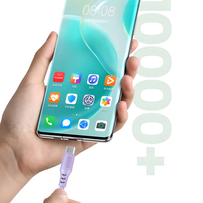 3 In 1 Fast Charging Cable For iPhone15 14 13 12 11 X Pro Max Micro USB Type-C Phone Charger USBC Data Cable