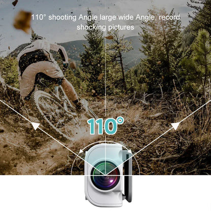 2.7K HD FPV Glasses Camera Wearable WiFi Video Camcorder 110°Wide Angle Lens Anti-shake 0.96" APP Control FPV Camera