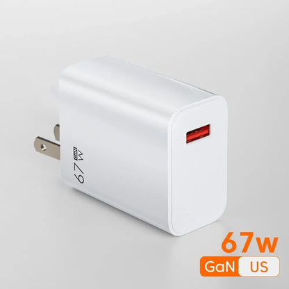 EU US UK Plug 67W 6A USB Fast Charger For Xiaomi 10T 11 12 Lite 13T Redmi Note 10 11T 12 13 POCO X4 X5 F5 Type C Charging Cable