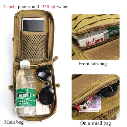 Multifunction Pouch Holster Molle Hip Waist Bag Wallet Purse Phone Case Camping Hiking Bags Hunting Pack