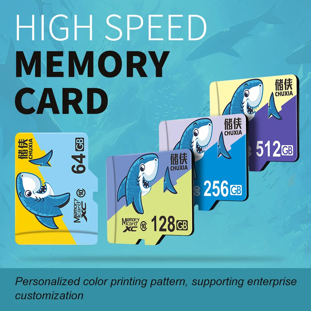 10PCS TF Card Class10 128GB 256GB Memory Card A2 U3 32GB 64GB 16G SD Card 8G 4GB 2GB Flash Micro Memory Card for Digital Devices