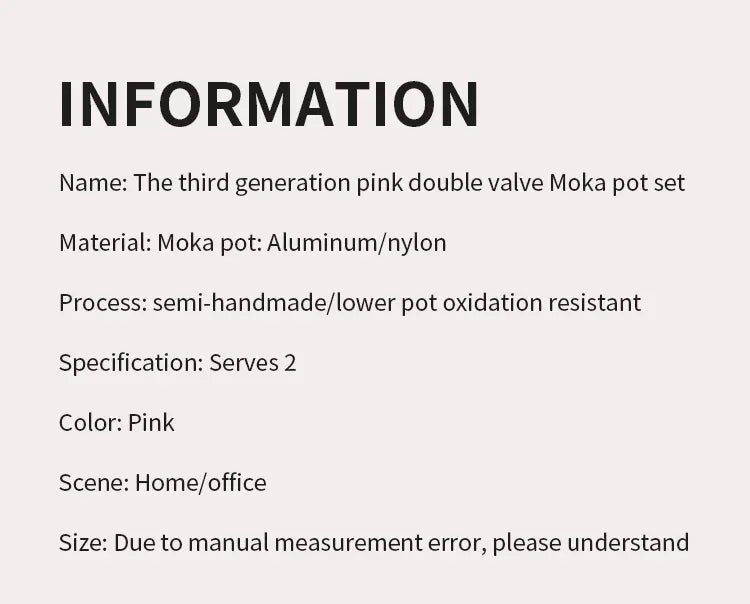 Bincoo Double valve Moka Pot Electric Stove Set Coffee Pot Household Italian Espresso Machine Mocha Pot Barista Accessories 220V