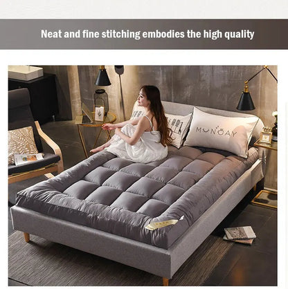 Down soft mattress five-star hotel three-dimensional thickened 10cm mattress student dormitory 0.9m/1.2m soft cushion quilt