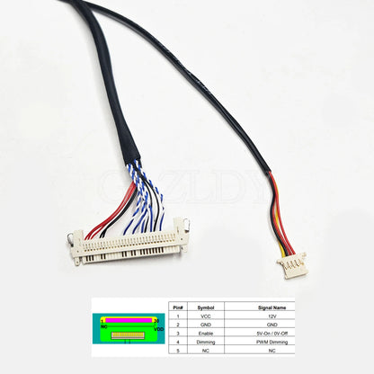 For AUO G156XW01 G185XW01 G156XTN01.0 1366x768 Controller Board HDMI+VGA To LVDS LED Screen Laptop DIY display Driver Board Kit