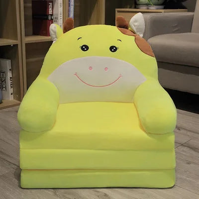 Sofas Children Sofa Cute Cartoon Lazy Folding Small Sofa Bed Girl Princess Baby Toddler Dual-purpose Child Seat All sofas