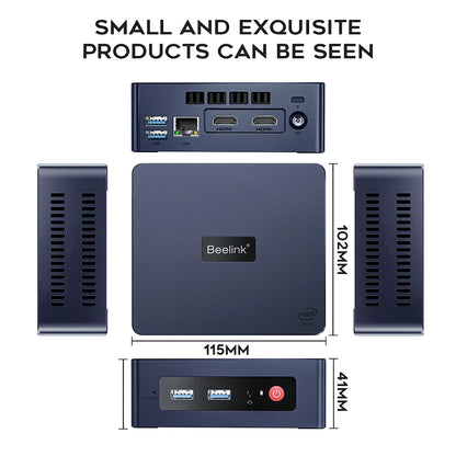 Beelink Mini S13 Intel Twin Lake N150 S12 Pro N100 16G 500G Windows 11 Mini S 11th N5095 DDR4 8GB 128GB Desktop Computer N95
