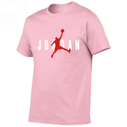 2026 Men's New High Quality Short Sleeve T-shirt Cotton Sweat Absorption Printed Sports T-shirt Men Casual Fashion Short Sleeve