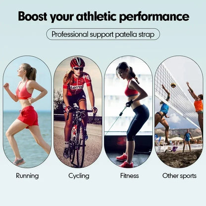 1 PCS Adjustable Sports Knee Pad Patella Band Elastic Bandage Band Football Basketball Sports Knee Pad Fitness Sport Knee Brace