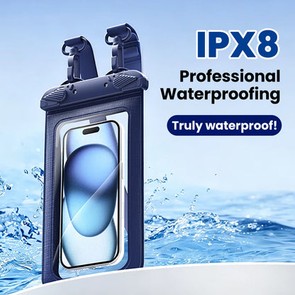 IPX8 Waterproof Phone Pouch 7.5" Universal Dry Bag Underwater Touch Screen Phone Casefor Swimming Rafting Beach