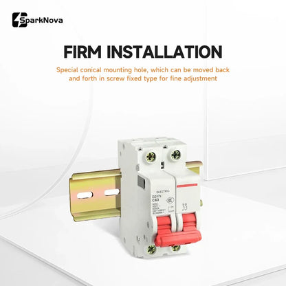 Universal Type DIN Rail 1mm Thickness 10-50cm Length for C45 Circuit Breaker Terminal Blocks Relay AC Contactor Guide Rails