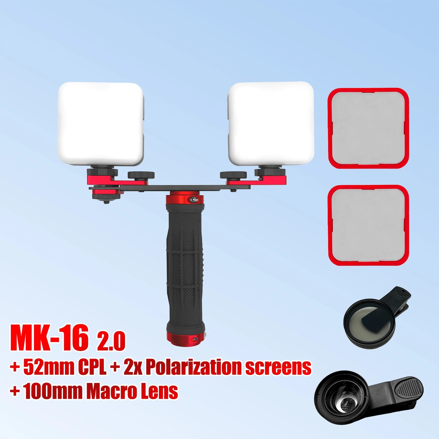 Mobile Photography LED Light Phone Photo Video Flashlight Lighting for Macro, Nail, Manicure Makeup Photography
