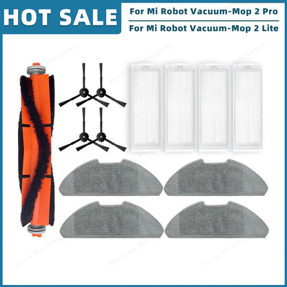 Compatible For Xiaomi Mi Robot Vacuum-Mop 2 Pro / Mop 2 Lite / MJSTL / MJST1S Spare Parts Accessories Main Side Brush Filter Mop