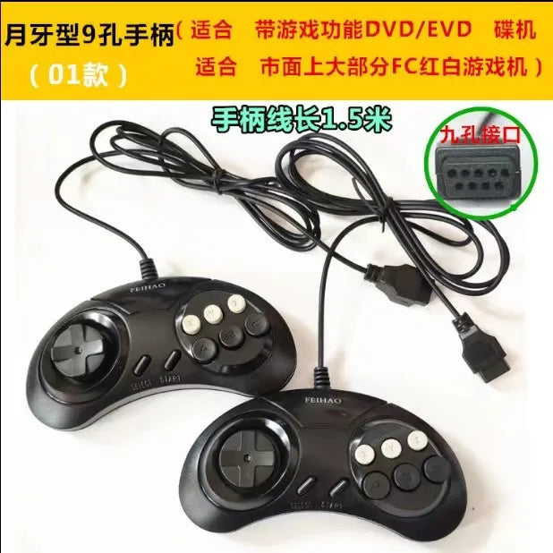 FH-012 Retro TV Video Game Console For 8bit for FC/Dendy Games with Two Gamepads support yellow game cartridge