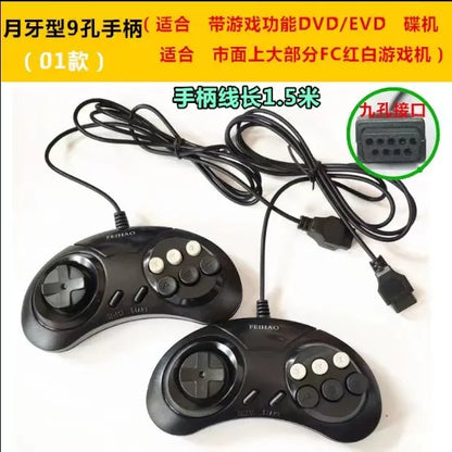 FH-012 Retro TV Video Game Console For 8bit for FC/Dendy Games with Two Gamepads support yellow game cartridge