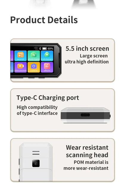 New style MD09 Intelligent Translation pen voice converter  offline scanning translation pen Business travel  dictionary pen