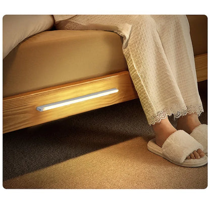 AITHEA USB Rechargeable PIR Motion Sensor LED Bar Lights Dimmable Detector Night Light Portable Induction Cabinet Lamp for Room