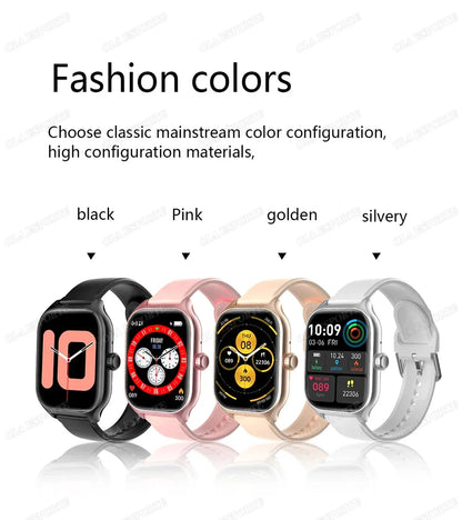 New Smart Watch Bluetooth Calls Men Women Smartwatch Heart Rate Monitor IP68 Waterproof Fitness Bracelet Custom Watch Face Pk H9