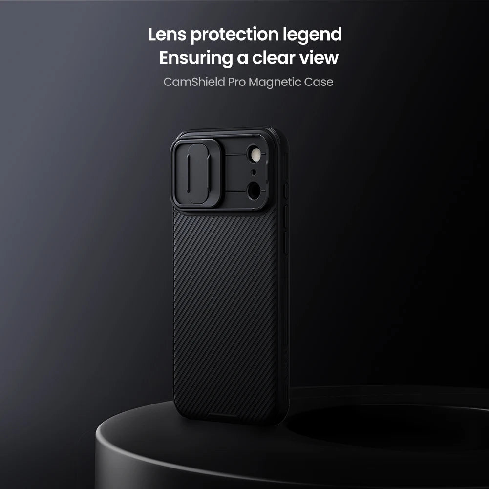 Nillkin For iPhone 17 Pro Max 17 Air iPhone 16 Pro Max 16 Plus CamShield Pro Magnetic Slide Camera Protector Cover