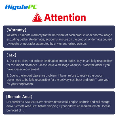 Higole F3APL 8'' Fanless Mini PC with Screen Intel J3455 Windows 10 WiFi5 4GB 64GB 2340mAh 4K Laptop Desktop PC Mini Computers