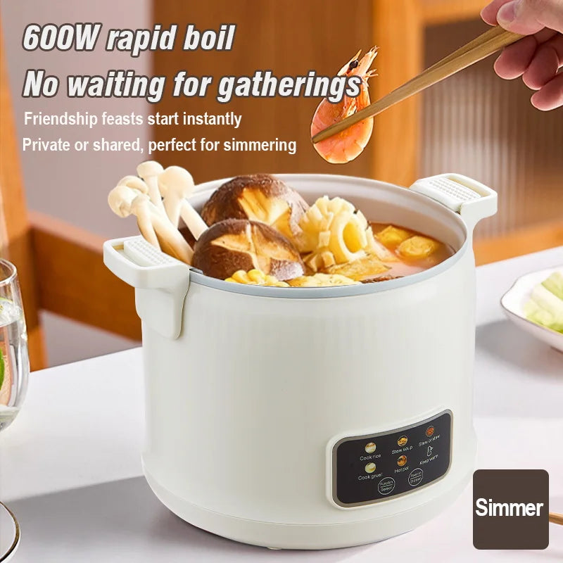 1.8L Micro Pressure Rice Cooker for 1-2 People, Multifunctional Household Hot Pot, Porridge, Soup, Electric Rice Cooker 220V