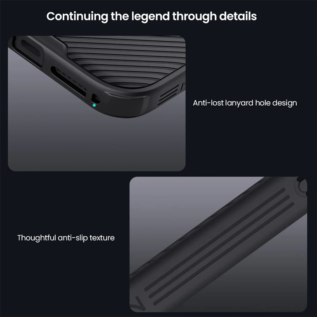 NILLKIN For iPhone 17 Pro Max / 17 Pro MagSafe Case CamShield Pro Magnetic Charging Slide Camera Cover For iPhone17 / Air