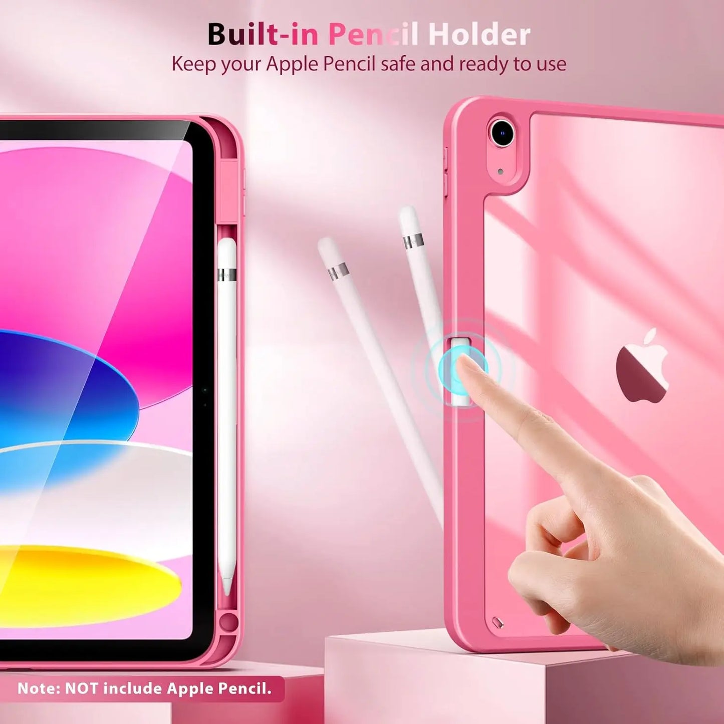 Case for iPad (A16) 11th Generation 11 Inch 2025, iPad 10th Generation Case 10.9 Inch 2022 with Pencil Holder,Protective Cover