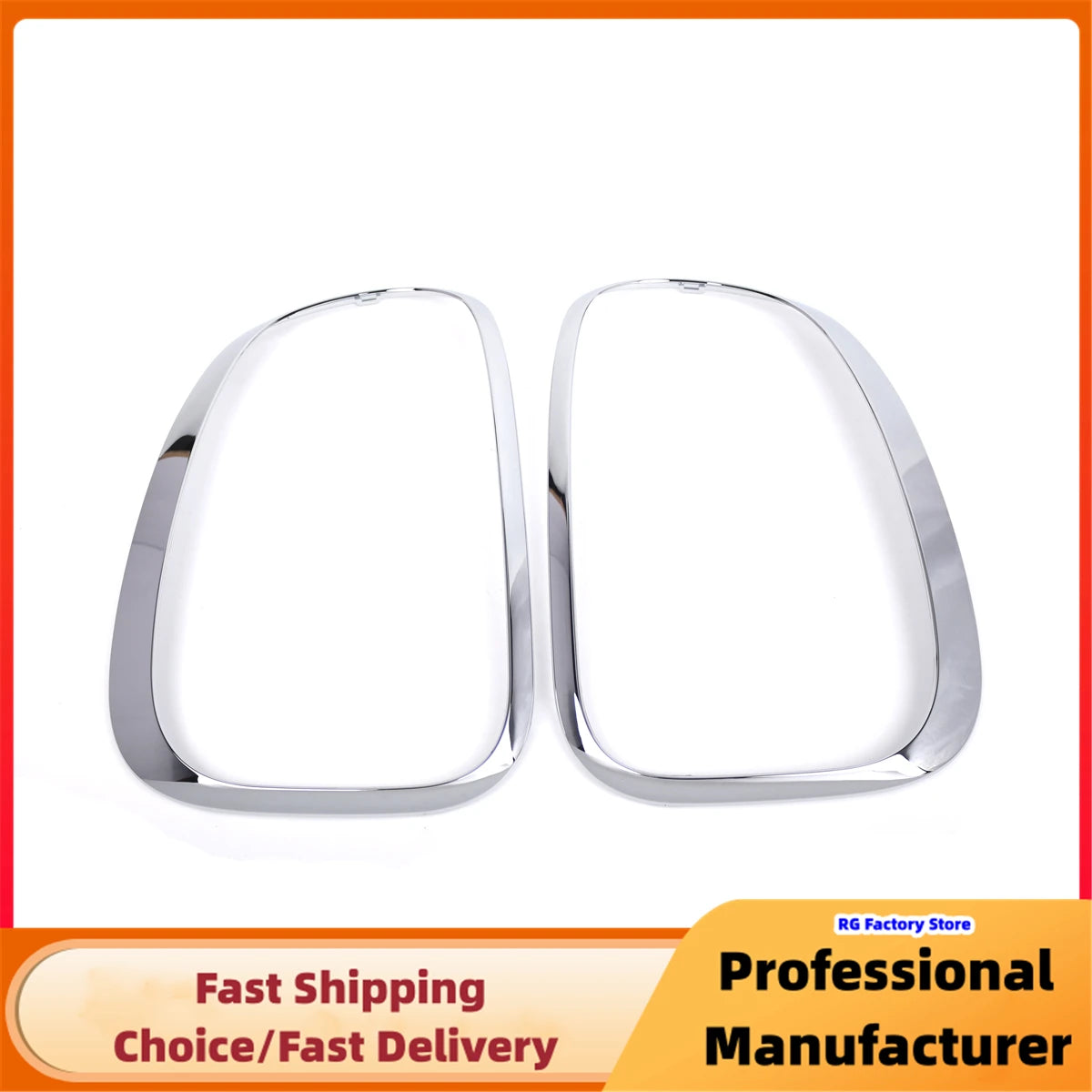 1Pair Headlamp Tailight Bezel Decor Cover For MINI R60 Cooper Countryman 2011-2016 Headlight Ring Bezel Trim Surround Cover