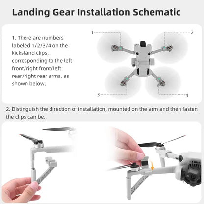 Airdrop System for DJI Mini 4 Pro Quick Release Thrower Casting Bait/Giving Gifts/Emergency Rescue Drone Accessories