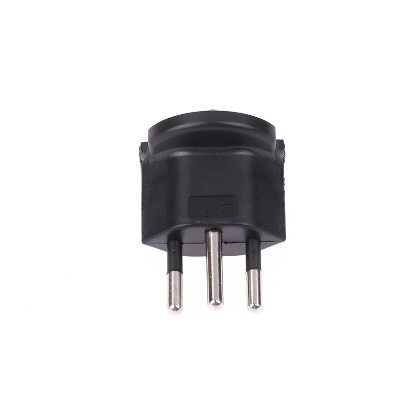1PC Plug Travel Adapter Europe German TO Swiss Plugs 10A 250V Power Plug EU To Switzerland Electrical Plug Adapter