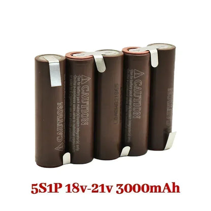 NEW 18650 HG2 3000mAh 6000mAh 20amps 3S 4S 5S 6S 8S 7.4V 12.6V 14.8V 18V 25.2V 29.6V for Screwdriver Batteries Weld Battery Pack
