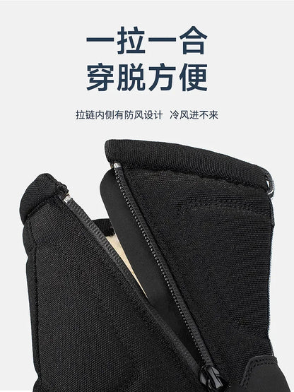 Men Boots  Winter Shoes For Men Warm Snow Boots Mid-calf Men Warm Shoes Thick Plush Winter Boots For Men Women Cotton Shoes