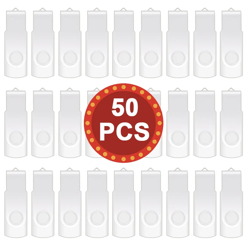 wholesale 50 Pack USB Flash Drive Memory Stick Pendrive Thumb Drive Lot 1GB 2GB 4GB 8GB 16GB 32G 64GB 128GB Memory Flash Disk